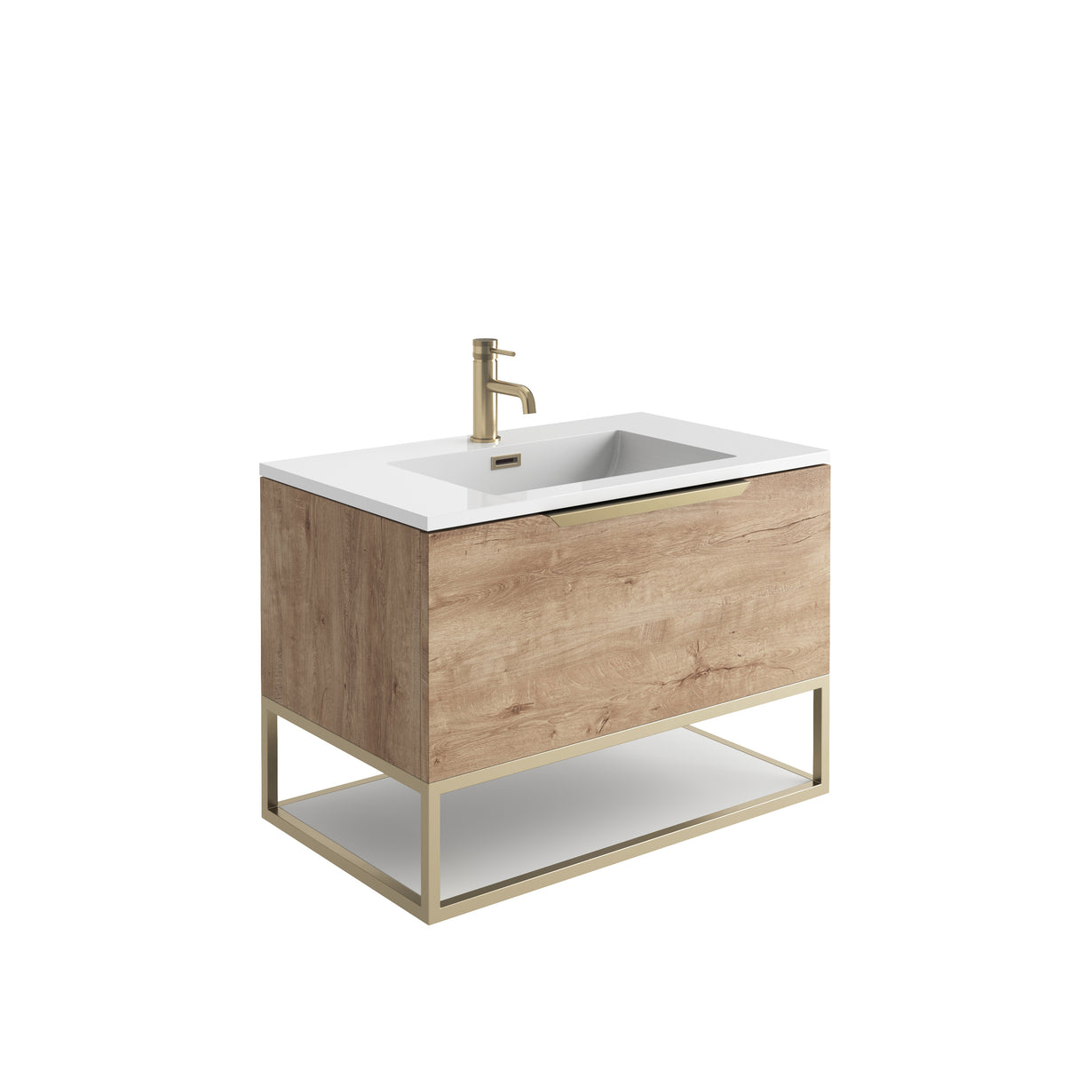 LED 800mm Vanity Unit Inc Basin - 4 COLOURS !