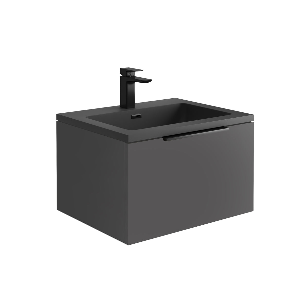 LED 600mm Vanity Unit Inc Basin - 4 COLOURS !
