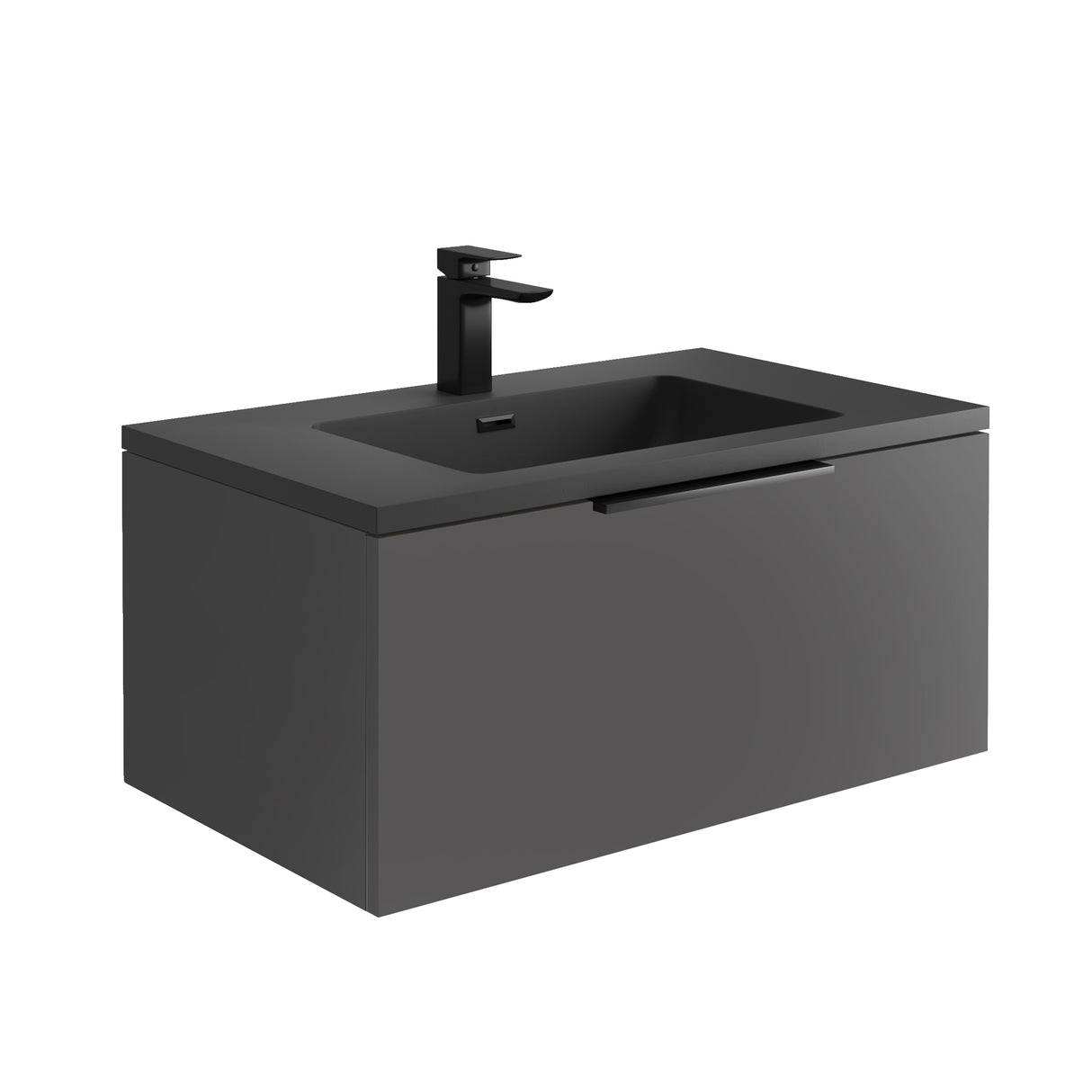 LED 800mm Vanity Unit Inc Basin - 4 COLOURS !