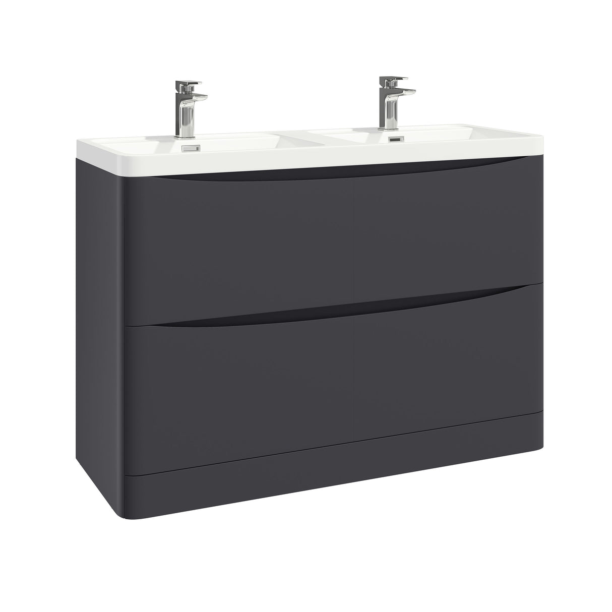 Floor Standing Vanity Unit 1200mm With Basin - 2 Colours !