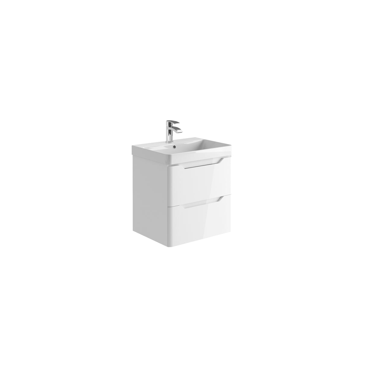 Ella Wall Hung Vanity Unit Inc Basin - 4 Colours + 3 Sizes !