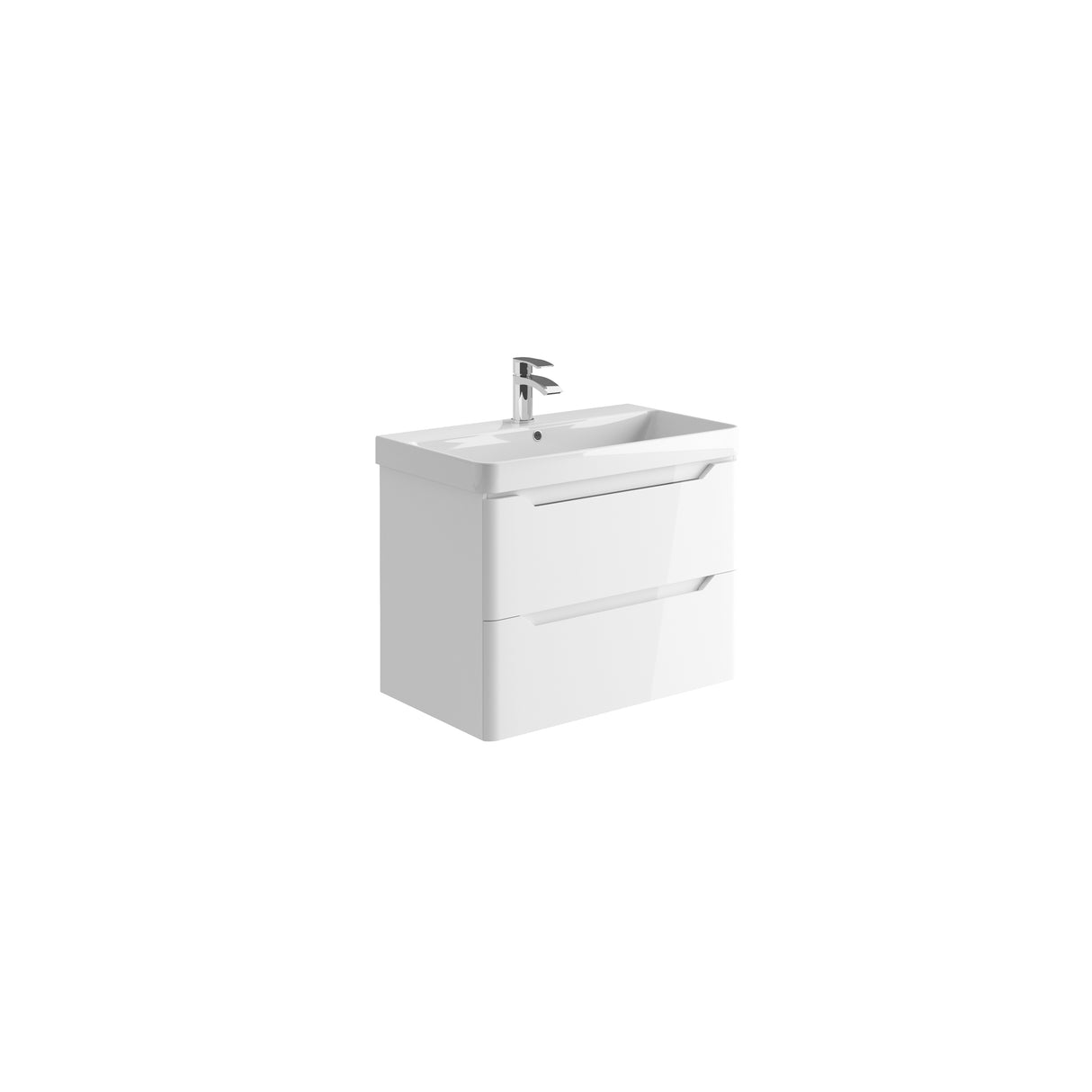 Ella Wall Hung Vanity Unit Inc Basin - 4 Colours + 3 Sizes !