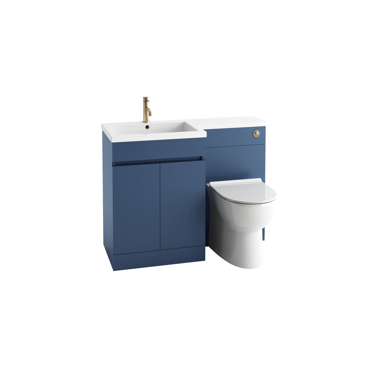 Empire 1100mm L Shape Furniture Pack, Vanity Unit, WC Unit + Basin - 3 Colours !