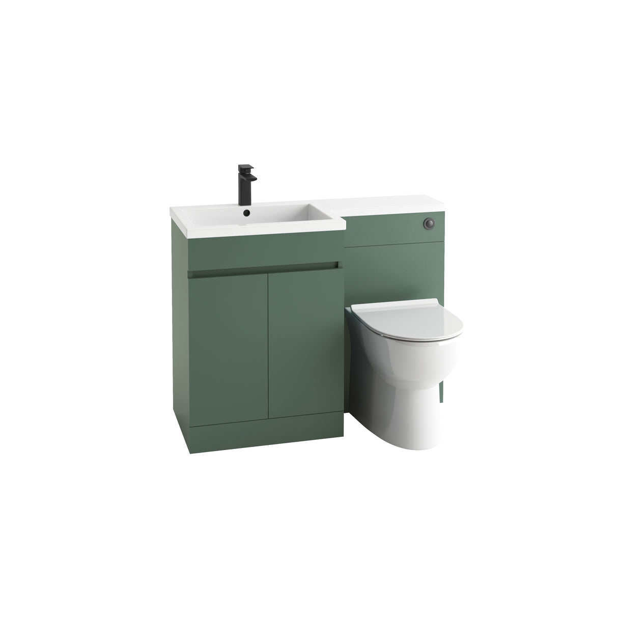 Empire 1100mm L Shape Furniture Pack, Vanity Unit, WC Unit + Basin - 3 Colours !