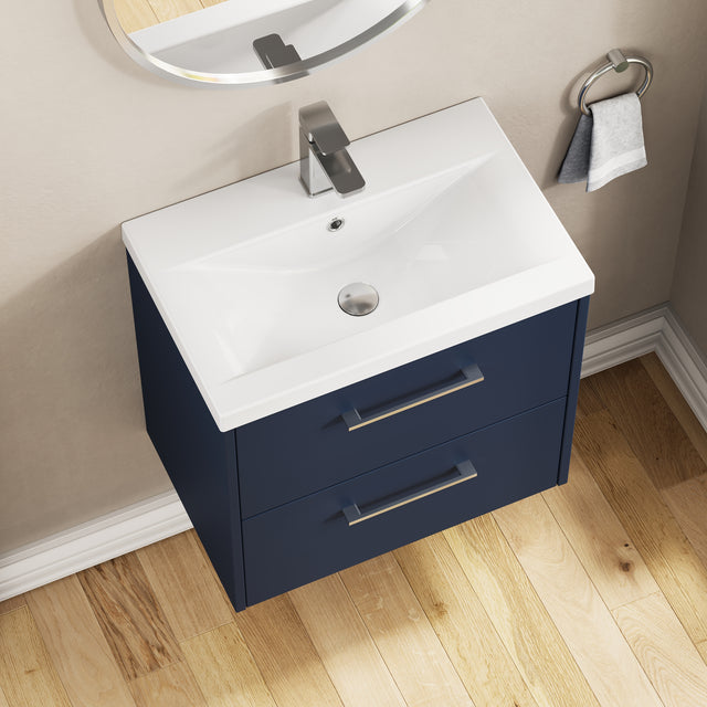 Hudson Reed Juno 600mm Wall Hung 2-Drawer Vanity & Basin