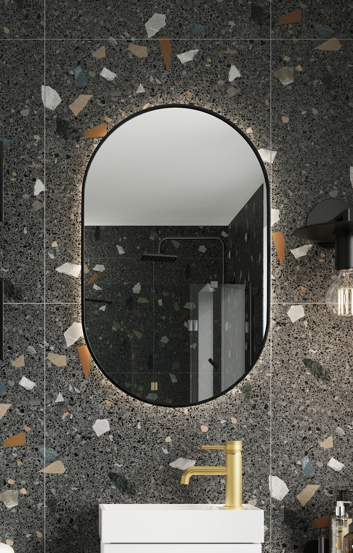 Aubrey LED Mirror 500mm X 800mm - 2 COLOURS!