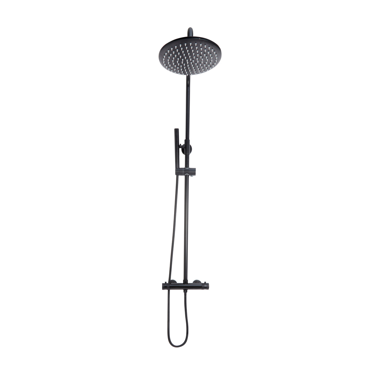 CORE Thermostatic Round Rigid Riser Shower - 5 COLOURS !