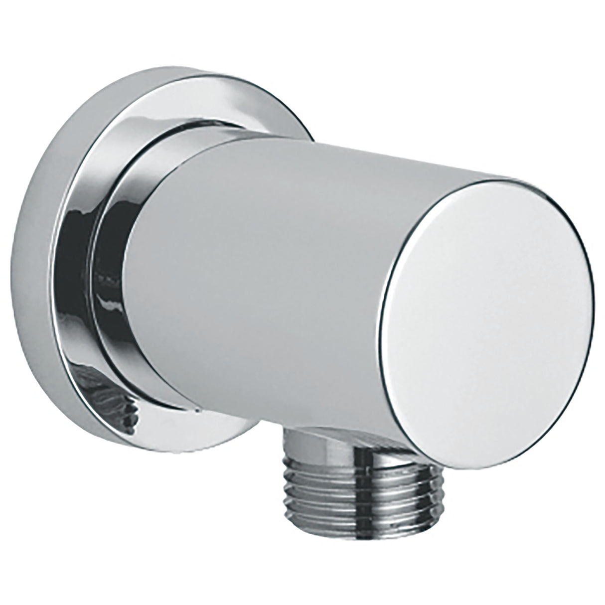 Round Shower Outlet Elbow - 2 COLOURS !