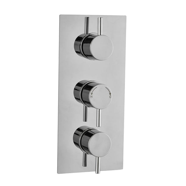 Plan Triple Concealed Therm. Shower Valve (3 way)