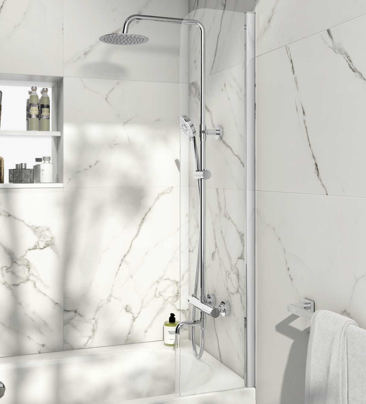 Fixed Panel Bath Screen - 2 Colours !