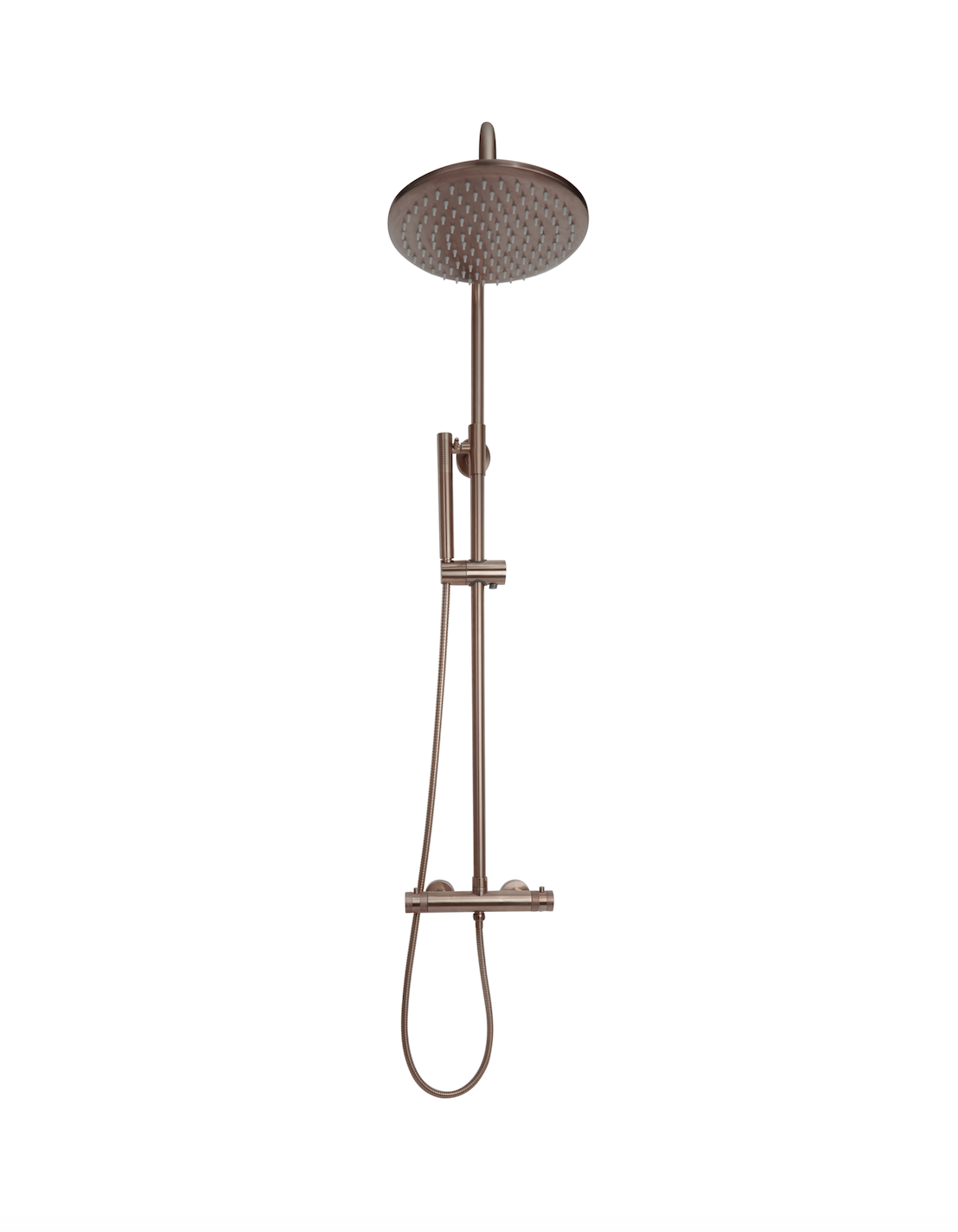 CORE Thermostatic Round Rigid Riser Shower - 5 COLOURS !