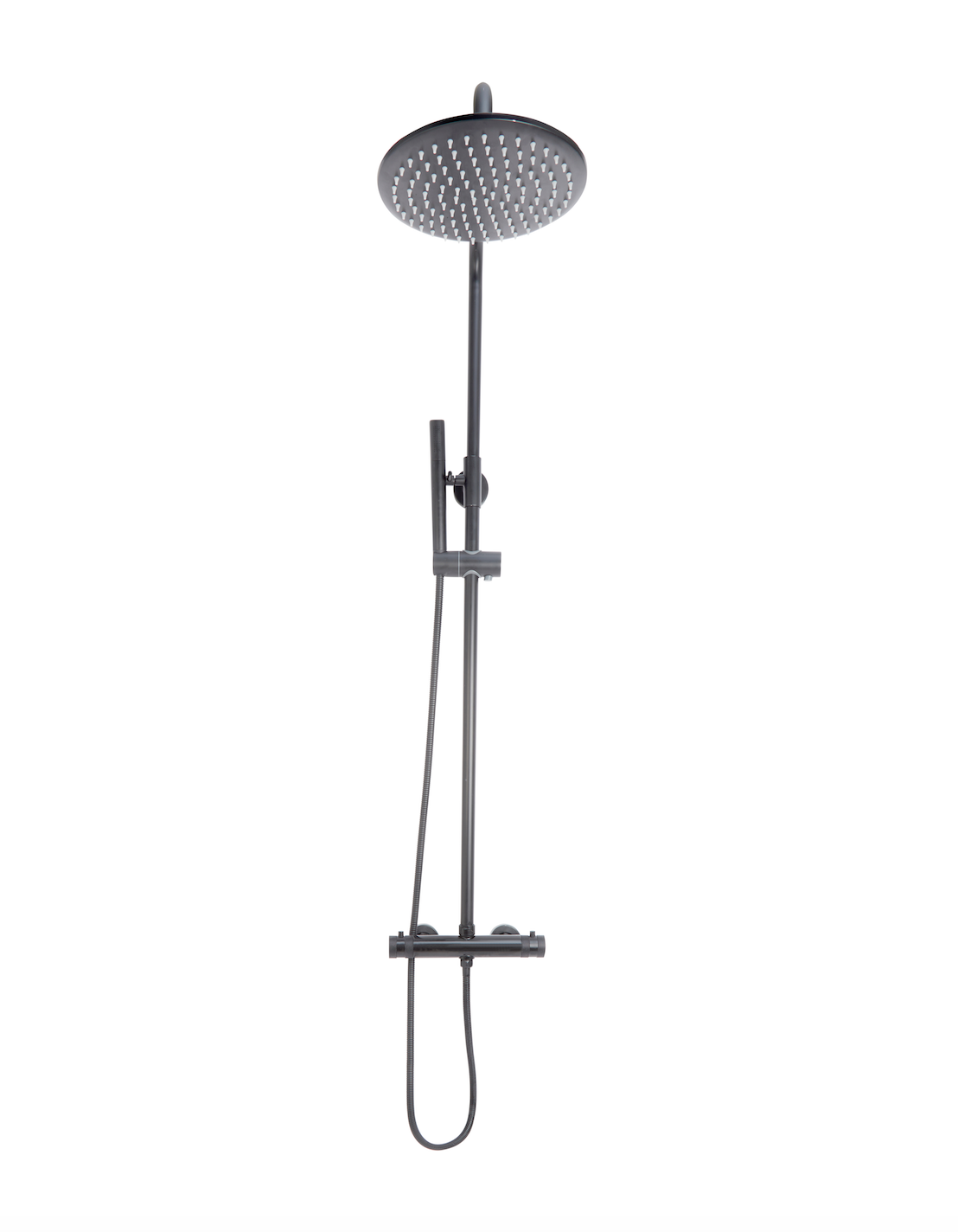 CORE Thermostatic Round Rigid Riser Shower - 5 COLOURS !