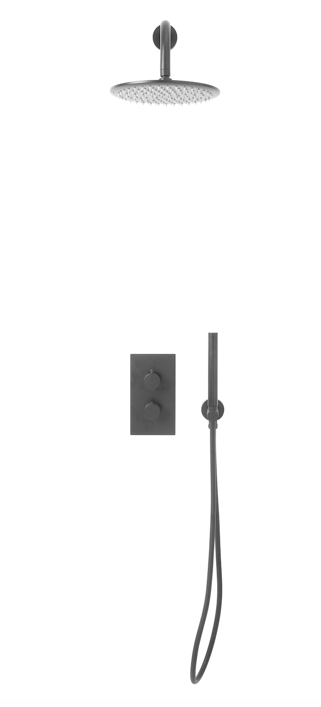 CORE Concealed Valve, Head, Arm, Handset, Hose + Holder Shower - 5 COLOURS !