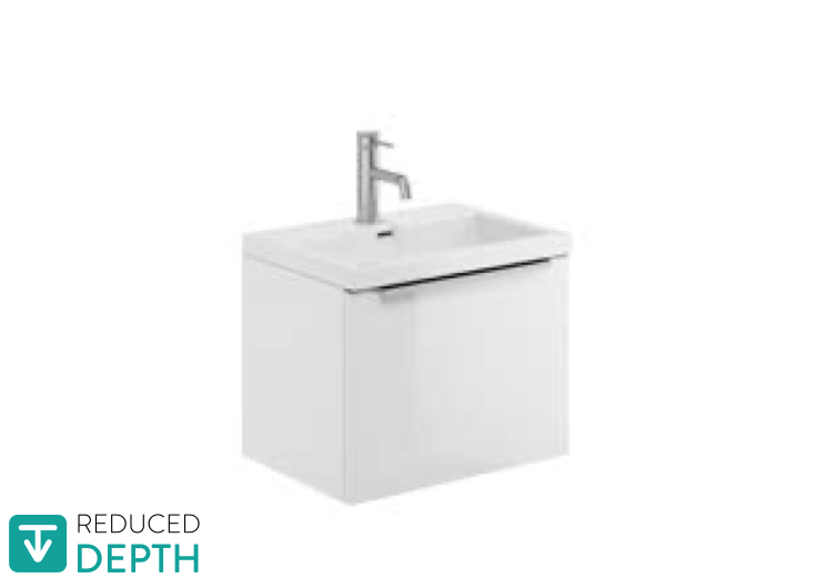 Muro 500mm Basin Wall Cabinet - 4 Colour Options