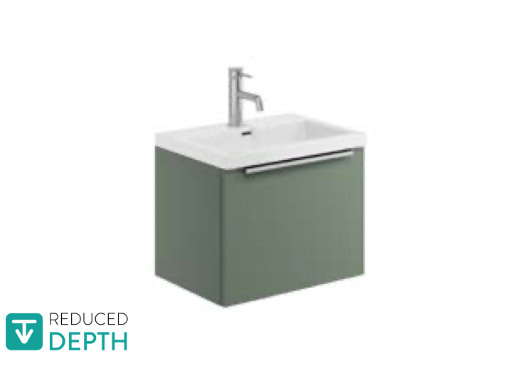 Muro 500mm Basin Wall Cabinet - 4 Colour Options