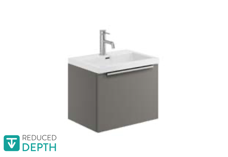 Muro 500mm Basin Wall Cabinet - 4 Colour Options