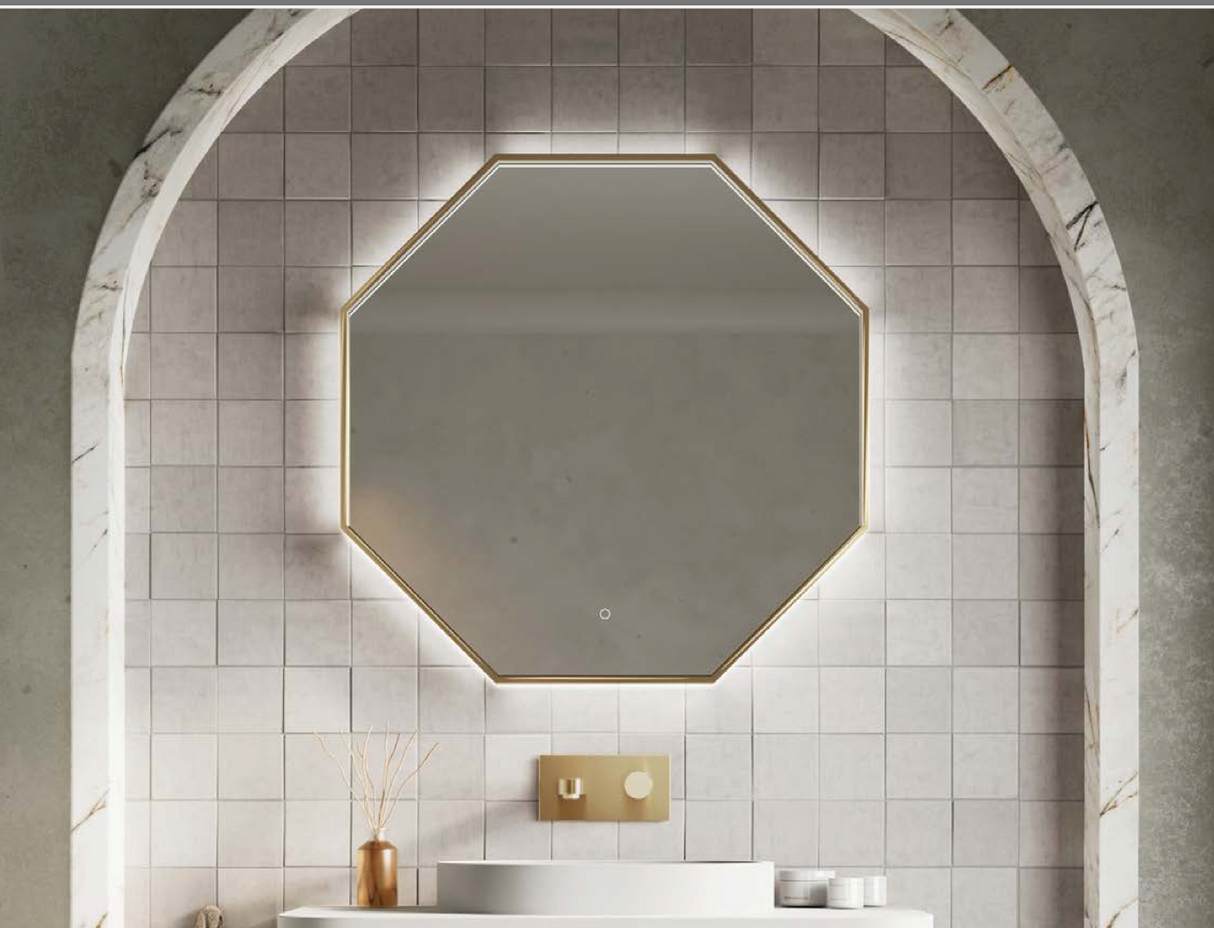 Passa LED Mirror - 2 Size And Colour Options