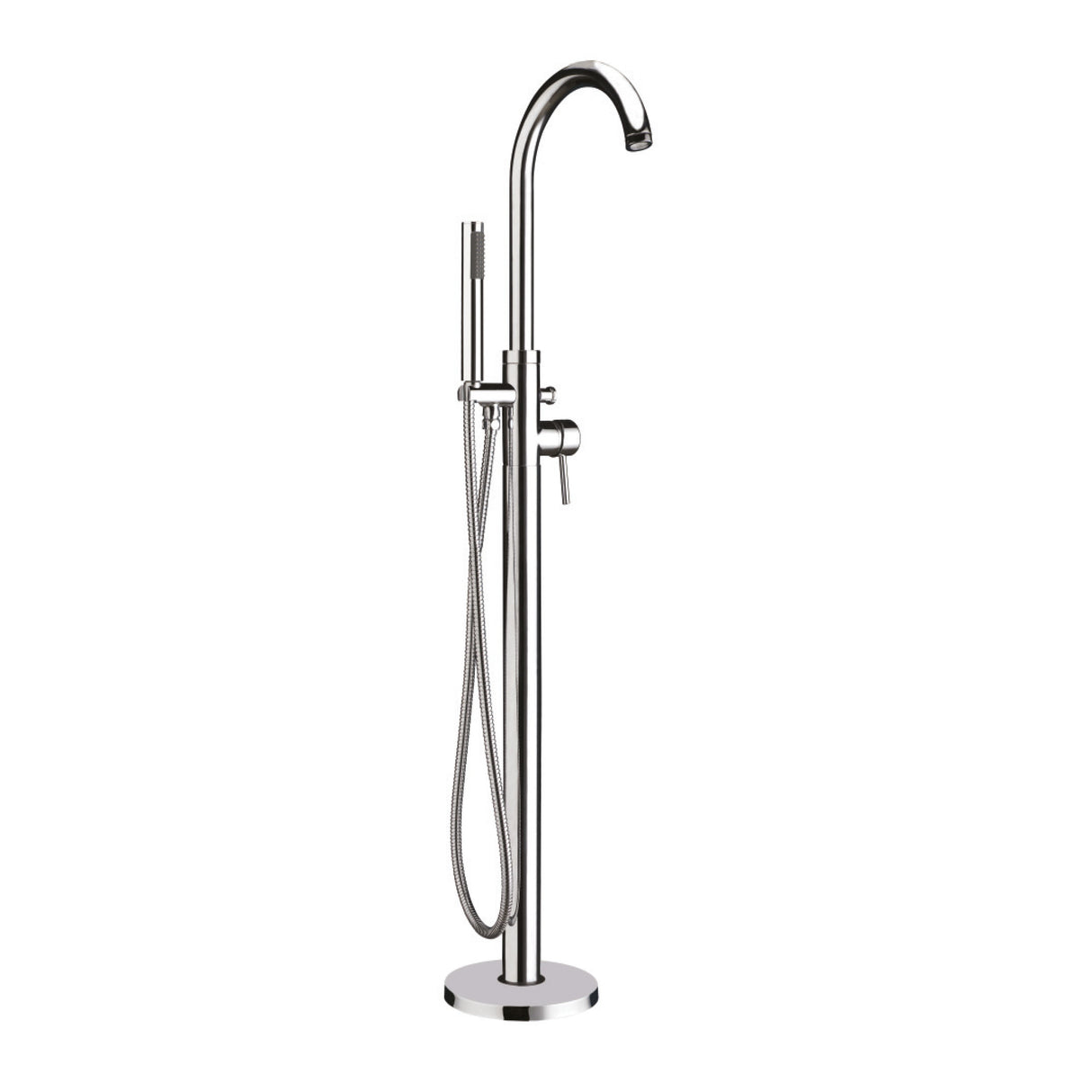 Round Freestanding Bath Shower Mixer Tap
