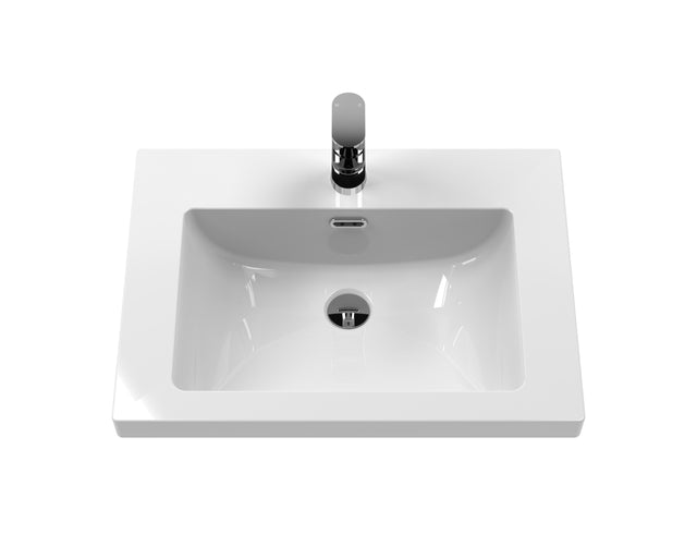 Hudson Reed Old London 600mm Timeless Sand 2-Door Vanity Unit & Fireclay Basin