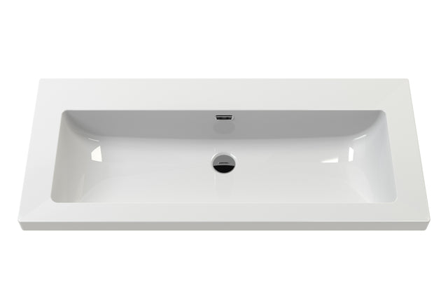 Lille 800mm Wall Hung Single Drawer Vanity with Basin - 0 Tap Hole