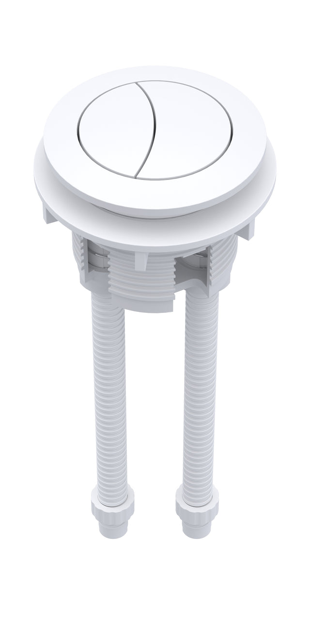Matt White Cistern Push Button