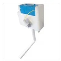 Concealed Cistern Bottom Inlet With Chrome Flush Button