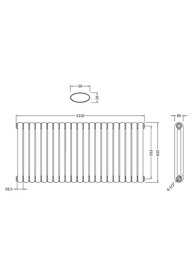 Designer Radiator 635 x 1223mm
