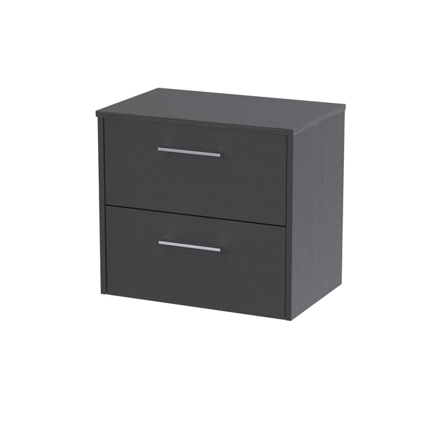 Hudson Reed Juno 600mm Wall Hung 2-Drawer Vanity Unit With Worktop