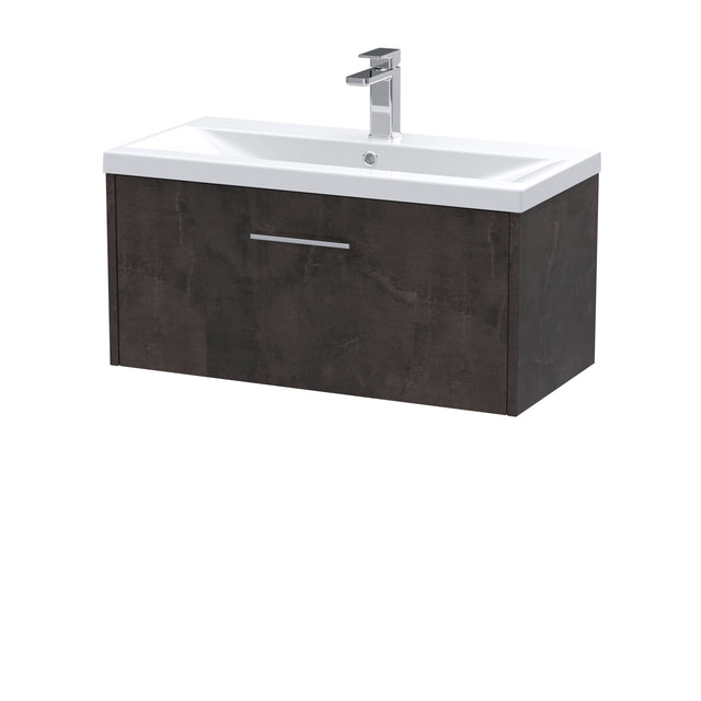 Hudson Reed Juno 810mm 1 Drawer Wall Hung Vanity Unit with Basin