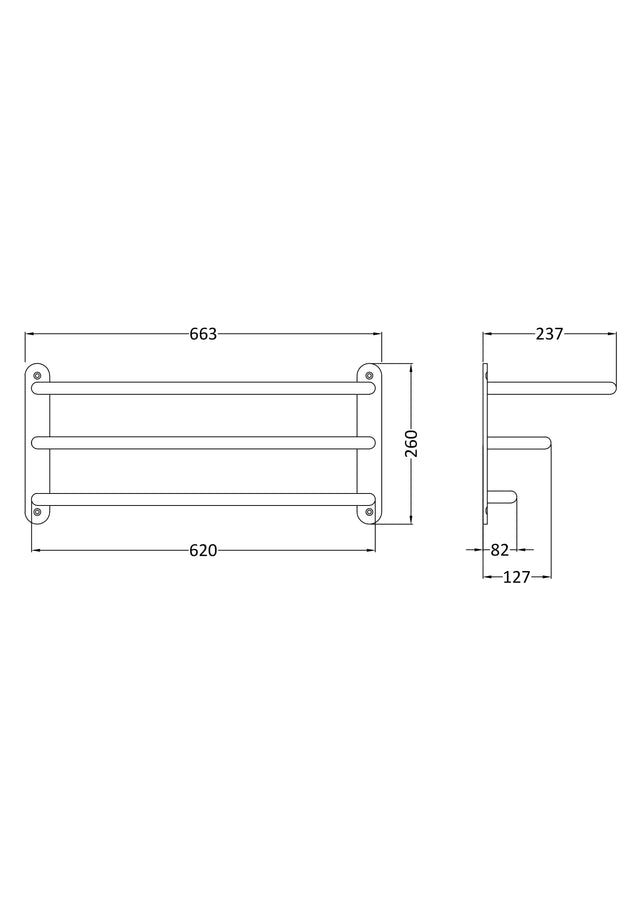 3 Tier Towel Rack