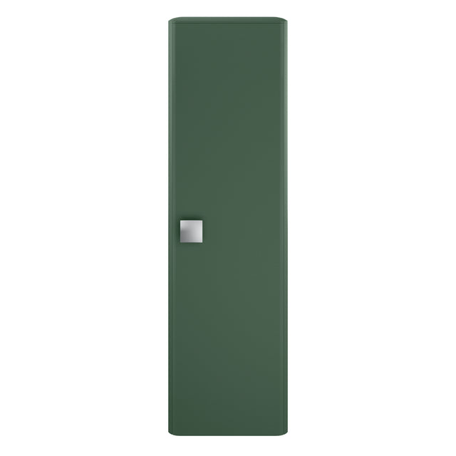 Hudson Reed Sarenna 350mm 1 Door Hunter Green Wall Hung Tall Cabinet With Handles