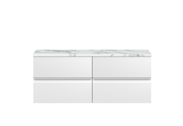 Hudson Reed Urban 1205mm Wall Hung 4-Drawer Unit With Laminate Worktop