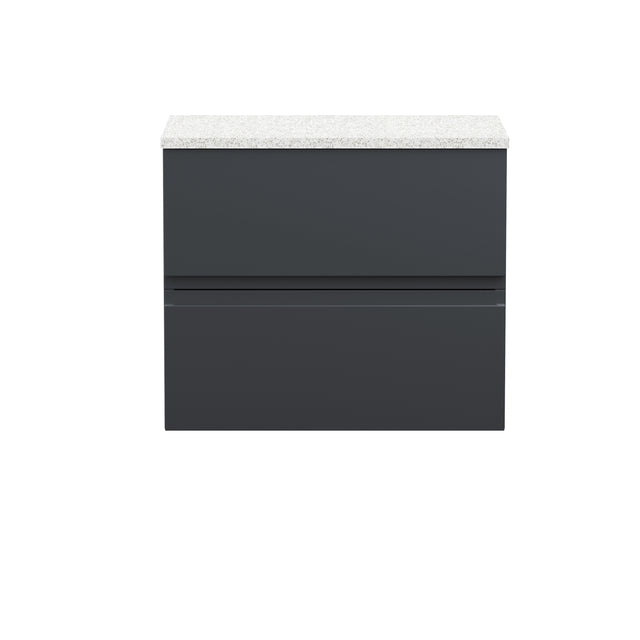 Hudson Reed Urban 600mm 2 Drawer Wall Hung Vanity Unit With Laminate Worktop