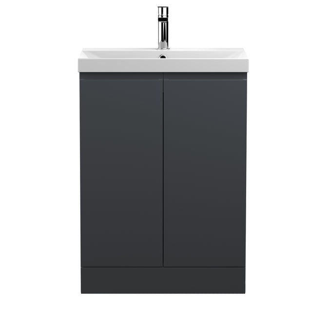Hudson Reed Urban 600mm Floor Standing 2 Door Vanity Unit with Basin