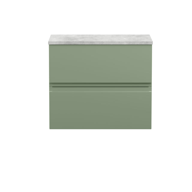 Hudson Reed Urban 600mm Wall Hung 2-Drawer Unit With Laminate Top