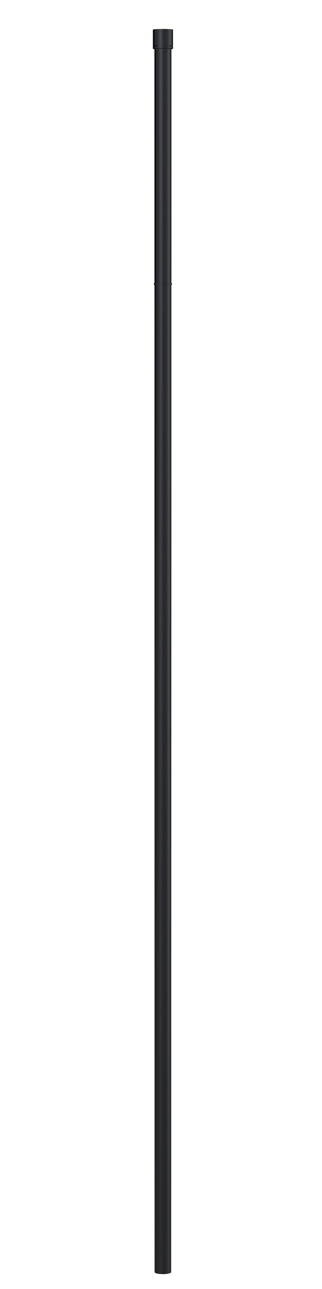 Black Wetroom Screen Ceiling Post