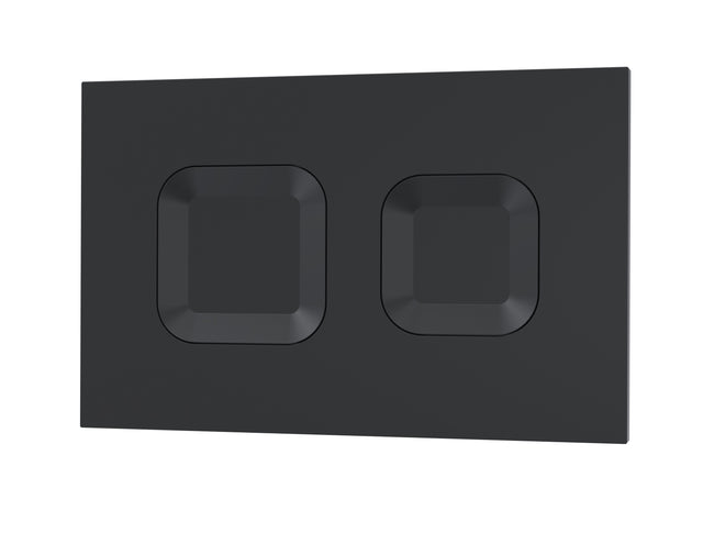 Matt Black Square Dual Flush Push Button