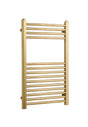 22mm Straight Towel Rail 500mm x 800mm - Brushed Brass
