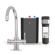 Brewmaster Chrome 3-1 swan tap with digital tank