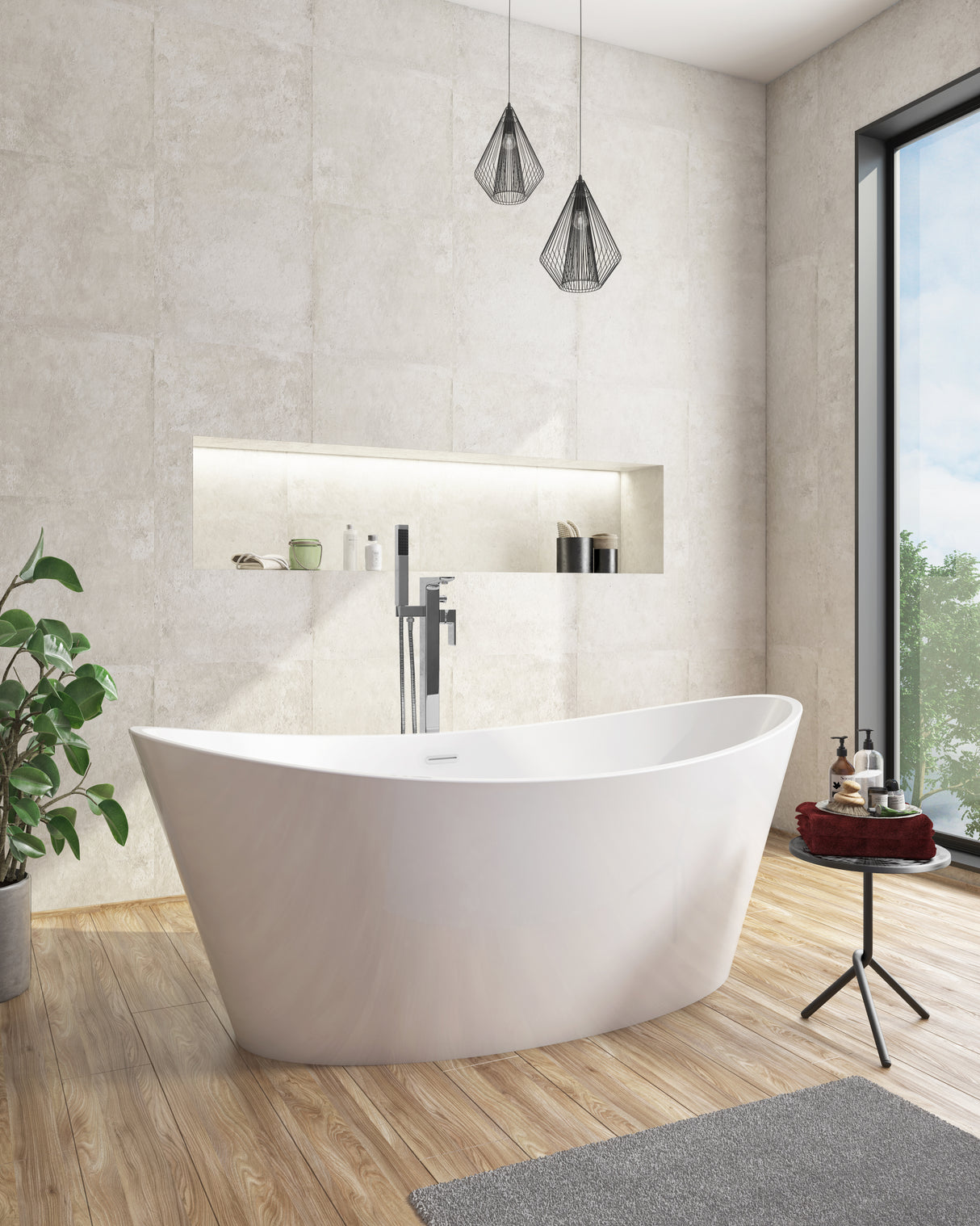 Modern Designer Freestanding Bath 1700mm x 780mm