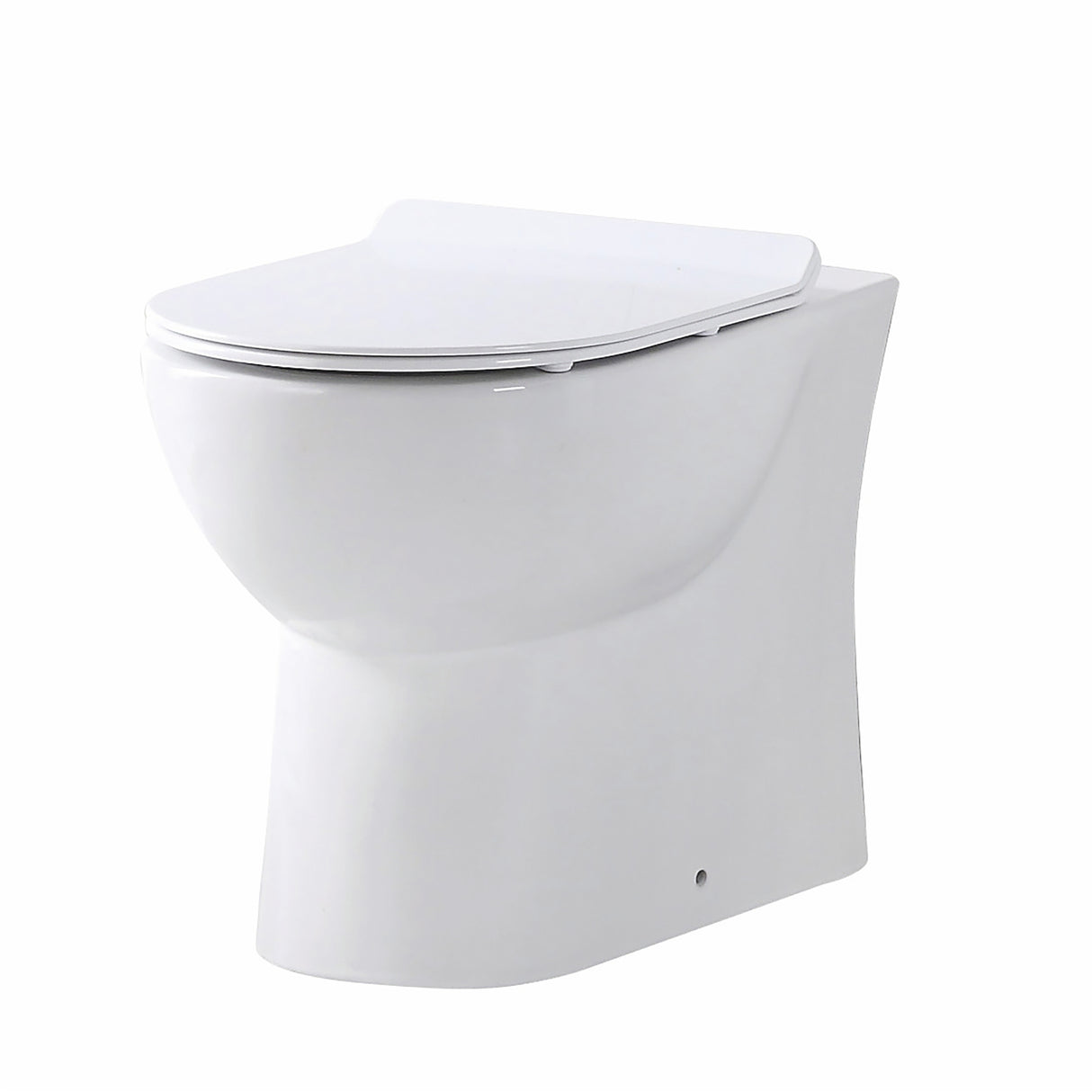 Rimless Back To Wall Pan Including Soft Close Seat