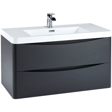 Wall Hung Vanity Unit 900mm With Basin Or Counter Top - 2 Colours !