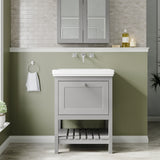 Hudson Reed Bexley 600mm Floor Standing Vanity Unit with 1 Drawer & 0 Tap Hole Basin