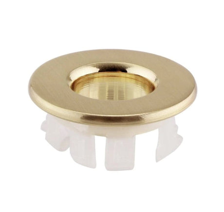 Basin Overflow Cover Brushed Brass