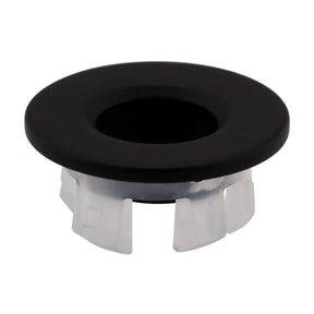 Basin Overflow Cover Matt Black