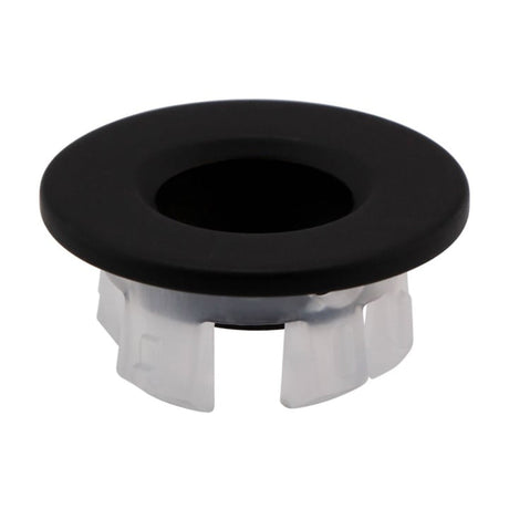 Basin Overflow Cover Matt Black