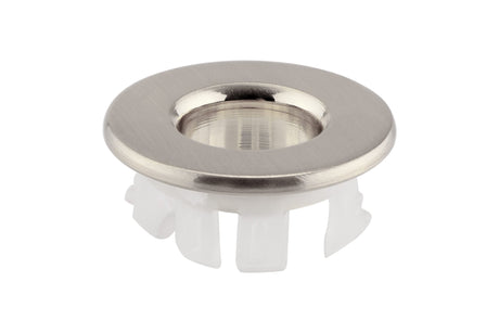 Basin Overflow Cover Brushed Nickel