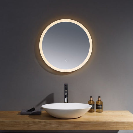 Burleigh 600mm Round with White Acrylic Edge