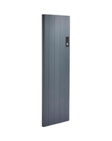 Capri Electric Aluminium Panel Heater 1500W Vertical 1600 x 453mm - Anthracite