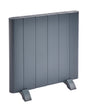 Capri Electric Aluminium Panel Heater 1000W Horizontal 500 x 544mm - Anthracite